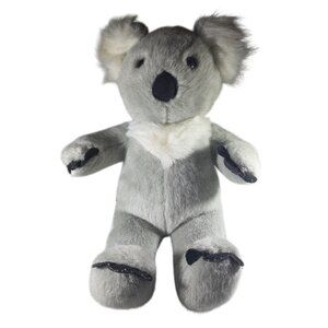 Build-A-Bear Workshop Koala Plush Toy Stuffed animal Soft Gray White